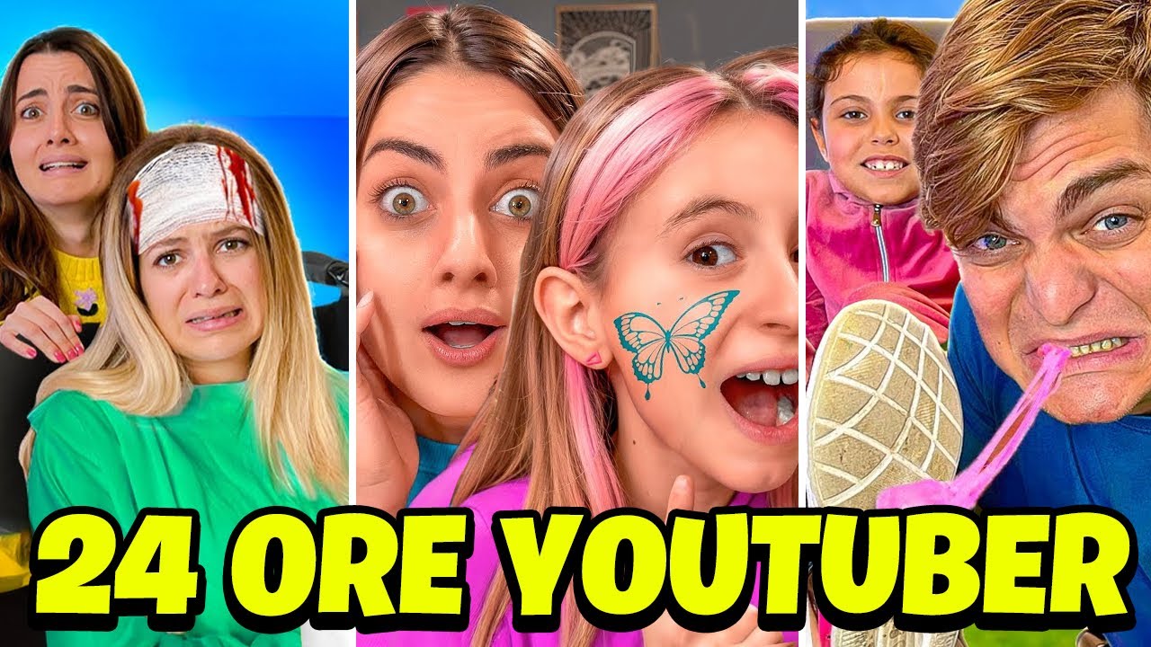 TUTTE LE AVVENTURE DI DANI E ROBBI CON I NOSTRI AMICI YOUTUBER PER 24 ORE! 