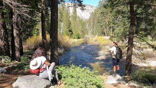 Sequoia National Park - Tokopah Falls Trail - Tranquil, Calm Hiking.