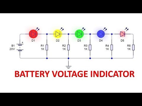 Battery voltage level indicator | Full Explain | How battery level