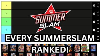 WWE Summerslam tier list with every event ranked