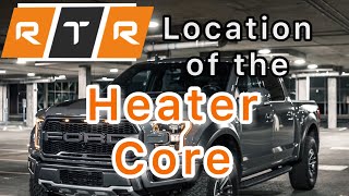 How to Locate Your Heater Core! (2015-2020 Ford F-150 5.0)