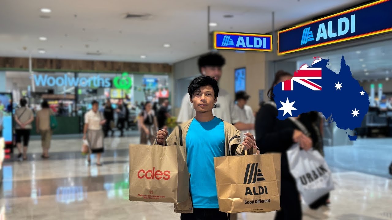 Groceries shopping at Woolworths, Coles and Aldi in Australia || Misst Vlog