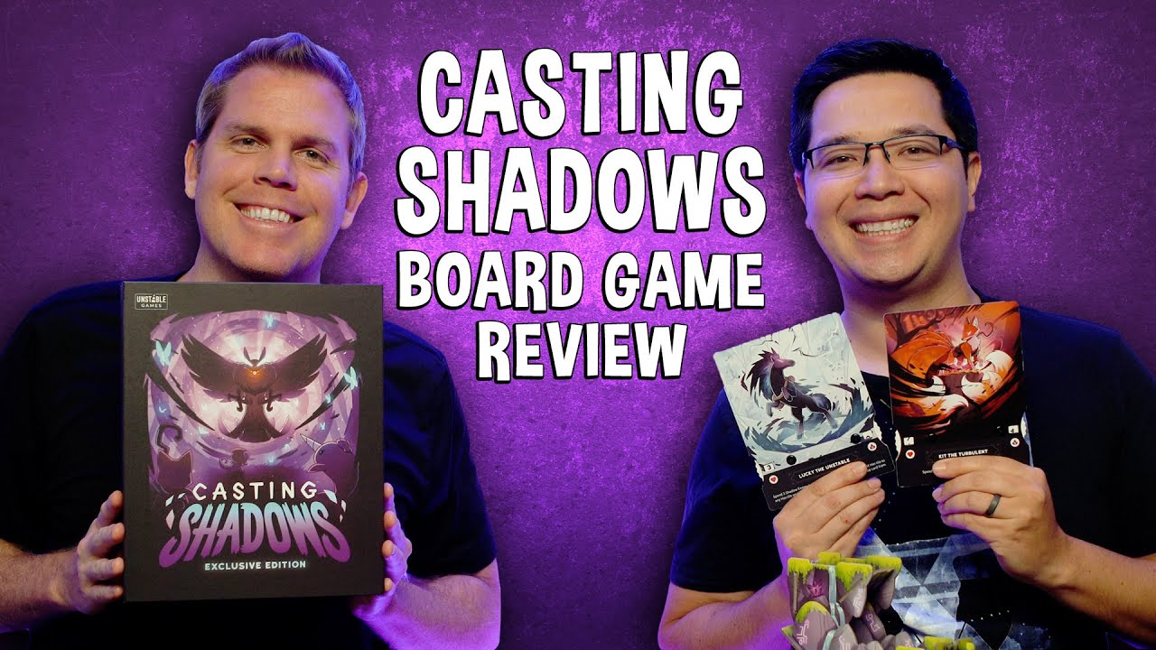 Review of Casting Shadows - Player Elimination Board Game from