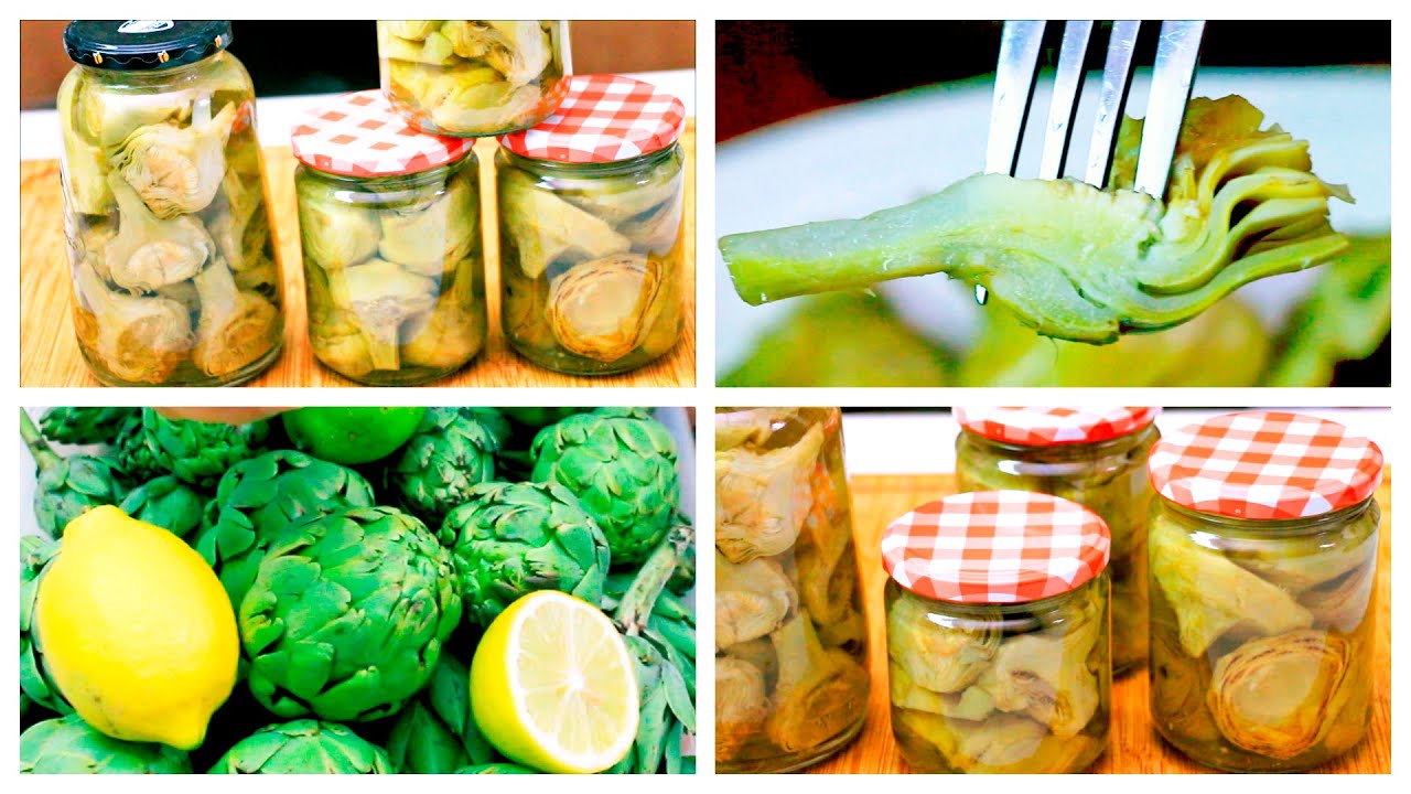 طريقة صحية للاحتفاظ وتصبير القوق مخلل الخرشوف 🌷القرنون مرقد  او القوق المعلب سهلة لمدة طويلة 👌👌👌