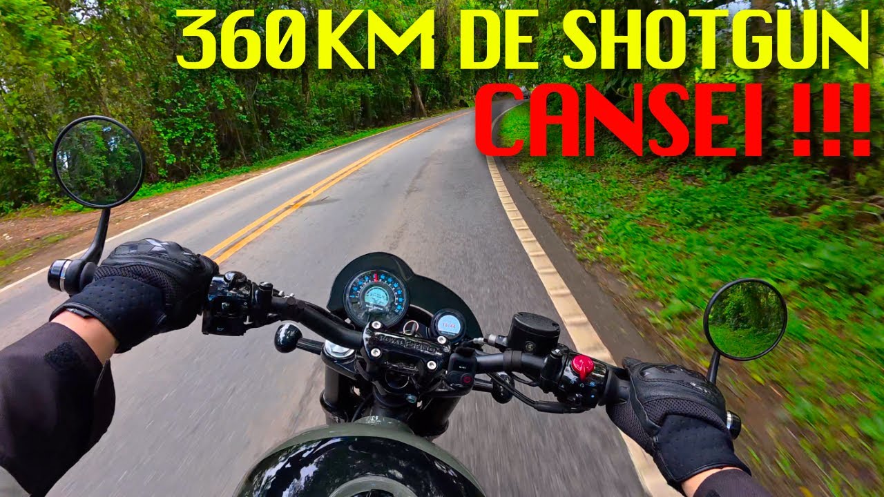 VIAGEM DE 360 QUILOMETROS COM A SHOTGUN 650 #royalenfieldbrasil #shotgun650