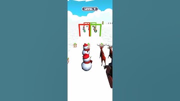Santa Runner 3d #gameplay #game #shorts #androidgames All Levels Gameplay walkthrough (Android,iOS)