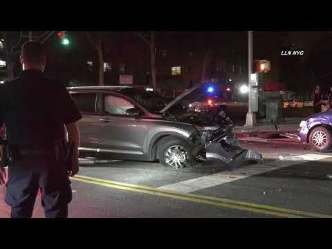 Multi-Vehicle Crash, Car Fire / E132 & Madison, Harlem Manhattan NYC 4K 9.20.21