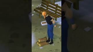 Training firemaking onna fresh account 😪😅 #shorts #osrs #gaming