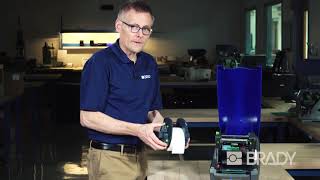 How To Load Labels into a Brady i5100 Printer