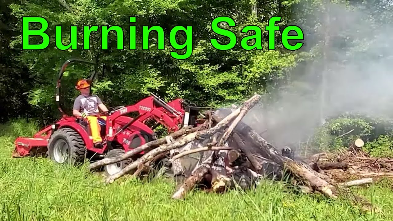 Land Clearing with Tractor - YouTube
