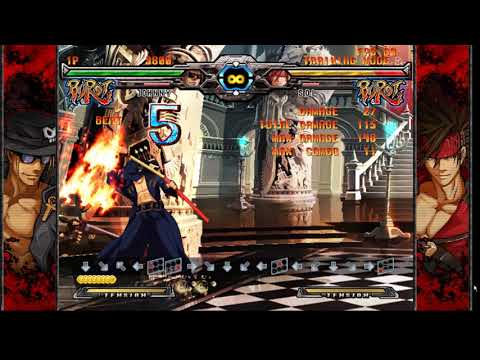 Guilty Gear ACPR - Johnny 6k Sol grand viper interaction