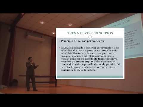 Últimos cambios en la Ley del procedimiento administrativo general - Miguel Jiménez-Torres (HD)