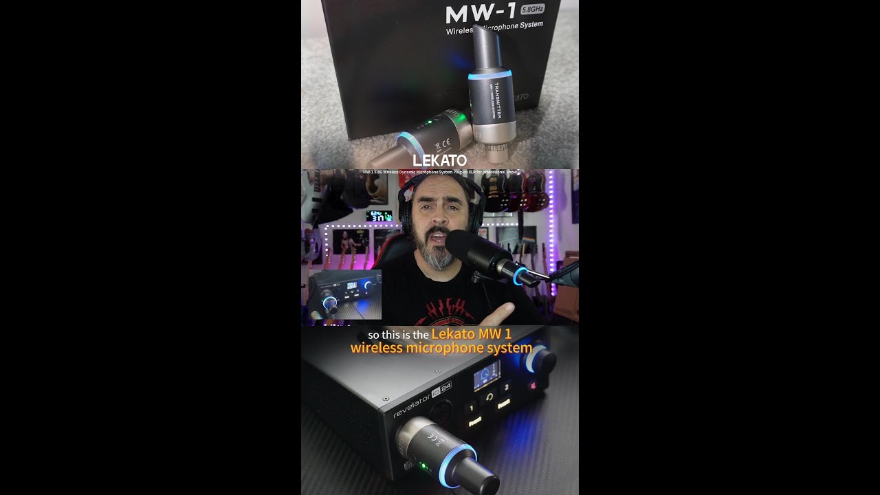LEKATO MW-1: Transform your dynamic mic to wireless in an instant