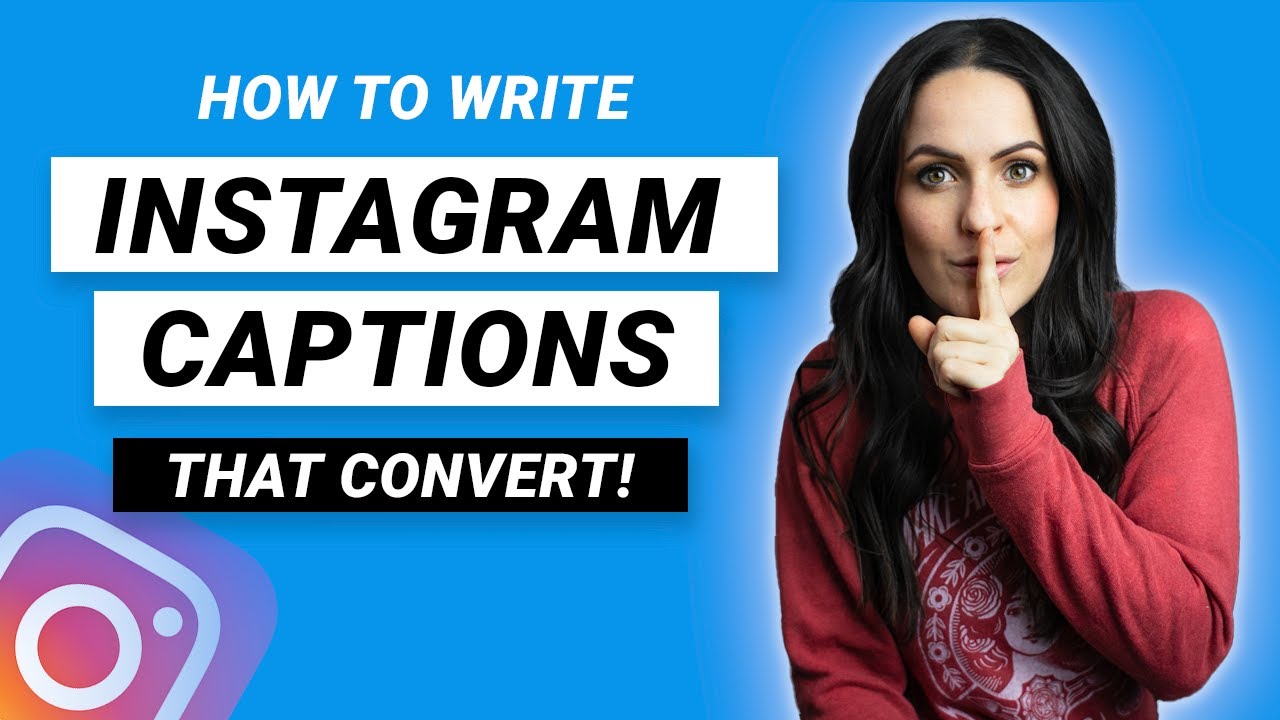 How to write INSTAGRAM CAPTIONS that get engagement & sales! - YouTube