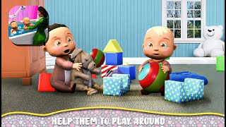 Twins Baby Daycare:  Baby Care #2 | Help Them to Play Around screenshot 4