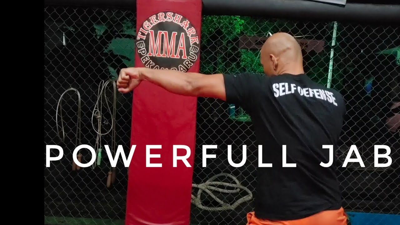 Melatih Pukulan lurus (Jab dan Strike ) yg powerfull