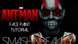 Ant-Man Helmet | Marvel Comics | Face Paint | Halloween Makeup Tutorial 2019 SMASHINBEAUTY