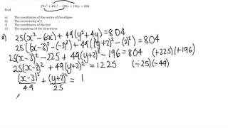 FP2 - Conics: Transformation of an Ellipse