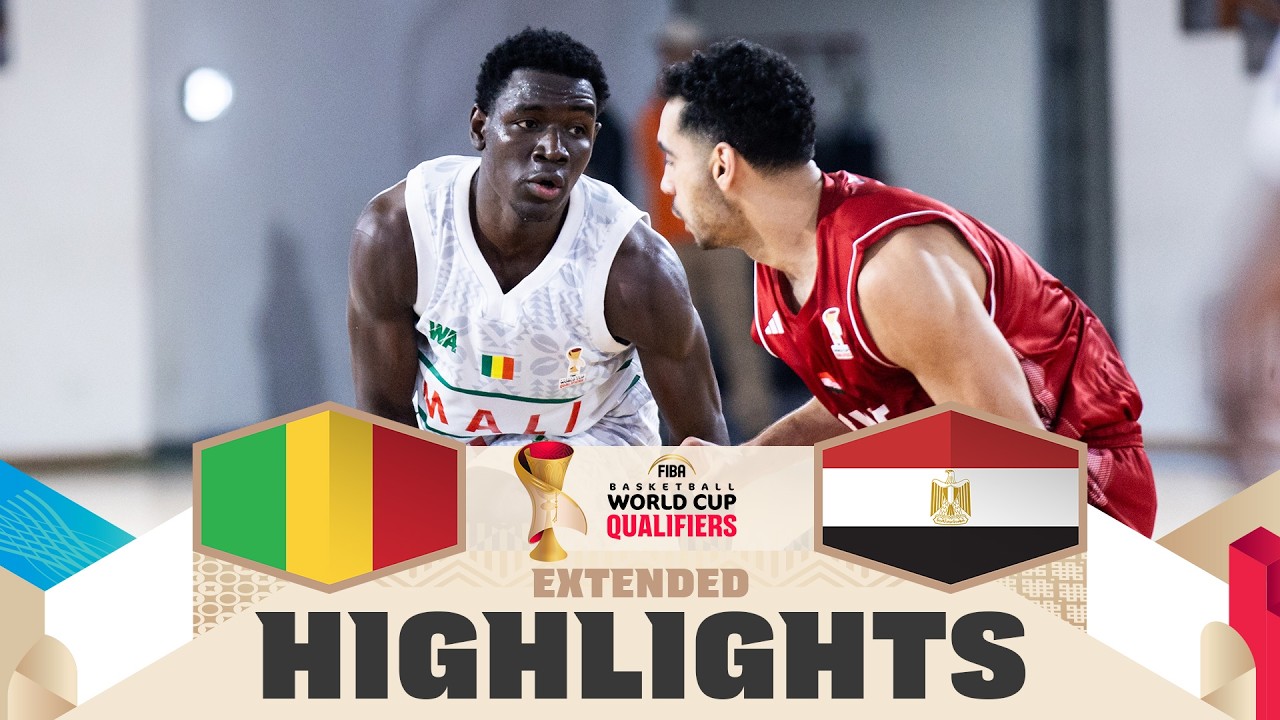 Mali 🇲🇱 v Egypt 🇪🇬 | Extended Highlights | FIBA Basketball World Cup 2027 African Qualif.