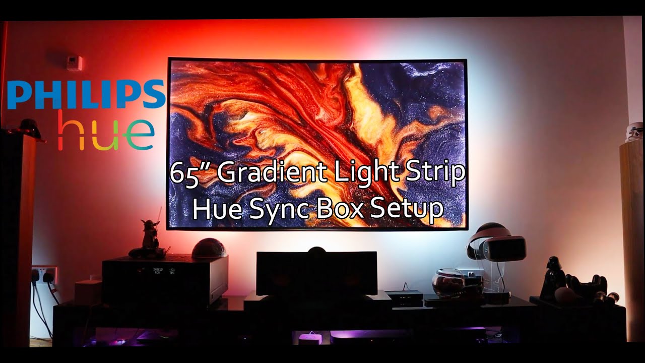 Philips Hue Gradient Lightstrip Review - Hue Sync Elevated 