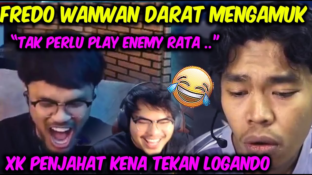 FREDO WANWAN DARAT MENGAMUK 🤣!! XK PENJAHAT KENA TEKAN 😂 ??