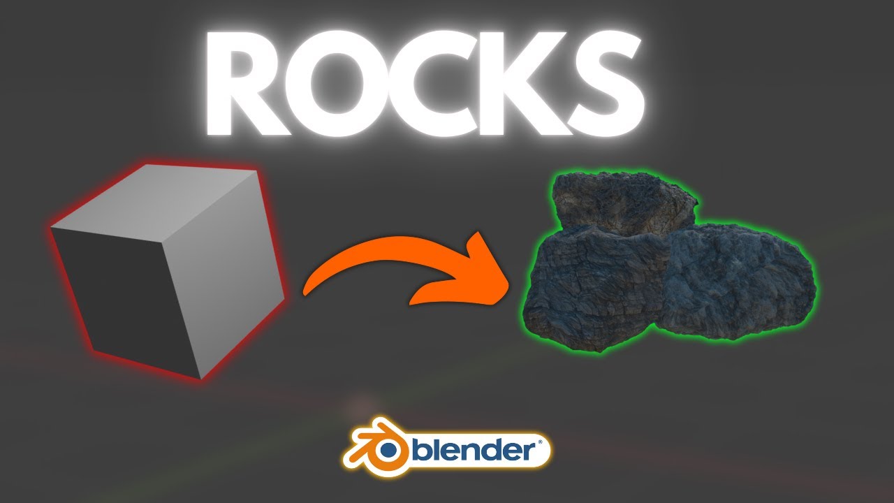 How To Make Rocks In Blender 1 Min - YouTube