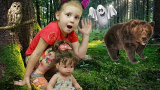 Вика потерялась в лесу. Поучительное видео для детей.