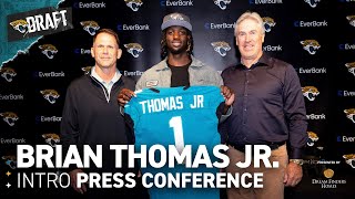 Brian Thomas Jr. Introductory Press Conference | Jacksonville Jaguars