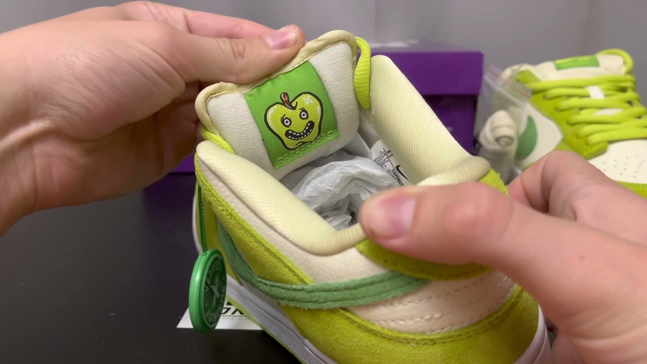 Nike SB Dunk Low Pro Sour Apple обзор