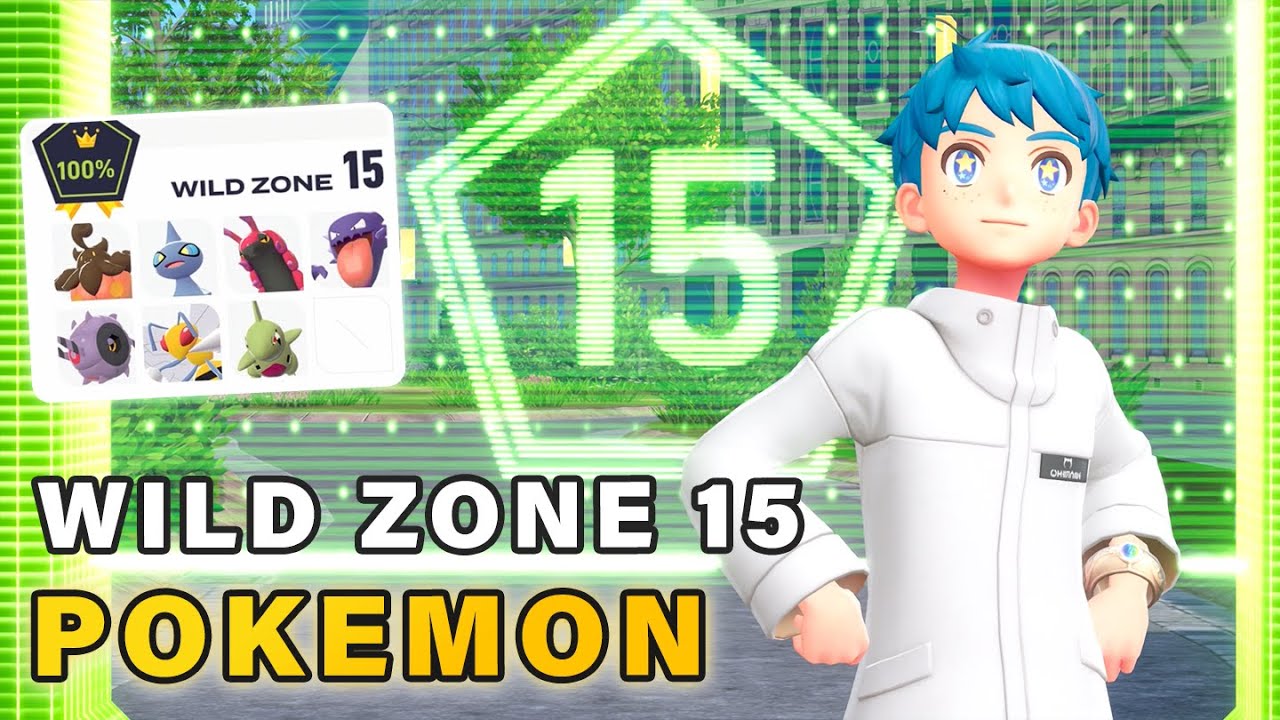 How to find All Pokemon in Wild Zone 15 ▻ Pokemon Legends ZA
