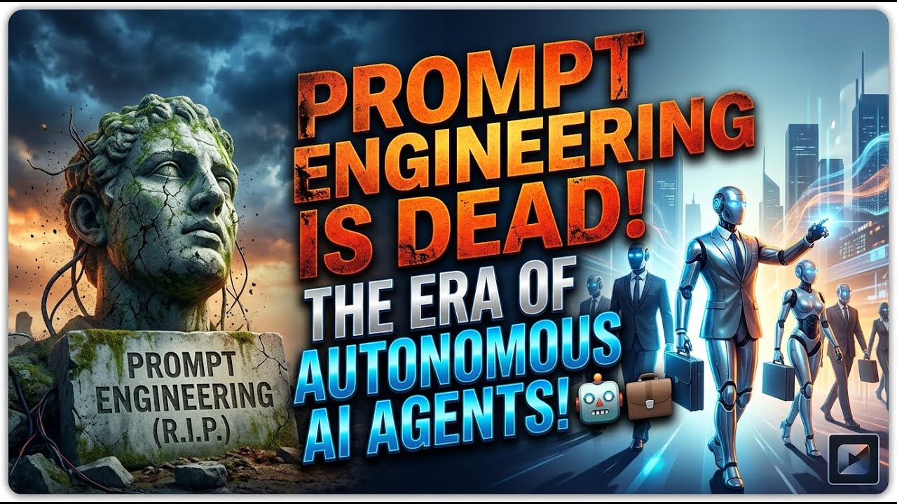 Prompt Engineering is DEAD: The Era of Autonomous AI Agents 🤖💼 - YouTube