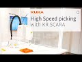 High-speed pick & place with KUKA robot KR SCARA and KR C5 controller