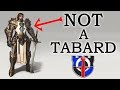 The historical origin of the Paladin crotch flap, NOT A TABARD!