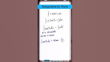 Integration by Parts | y=x*(tanx)^2