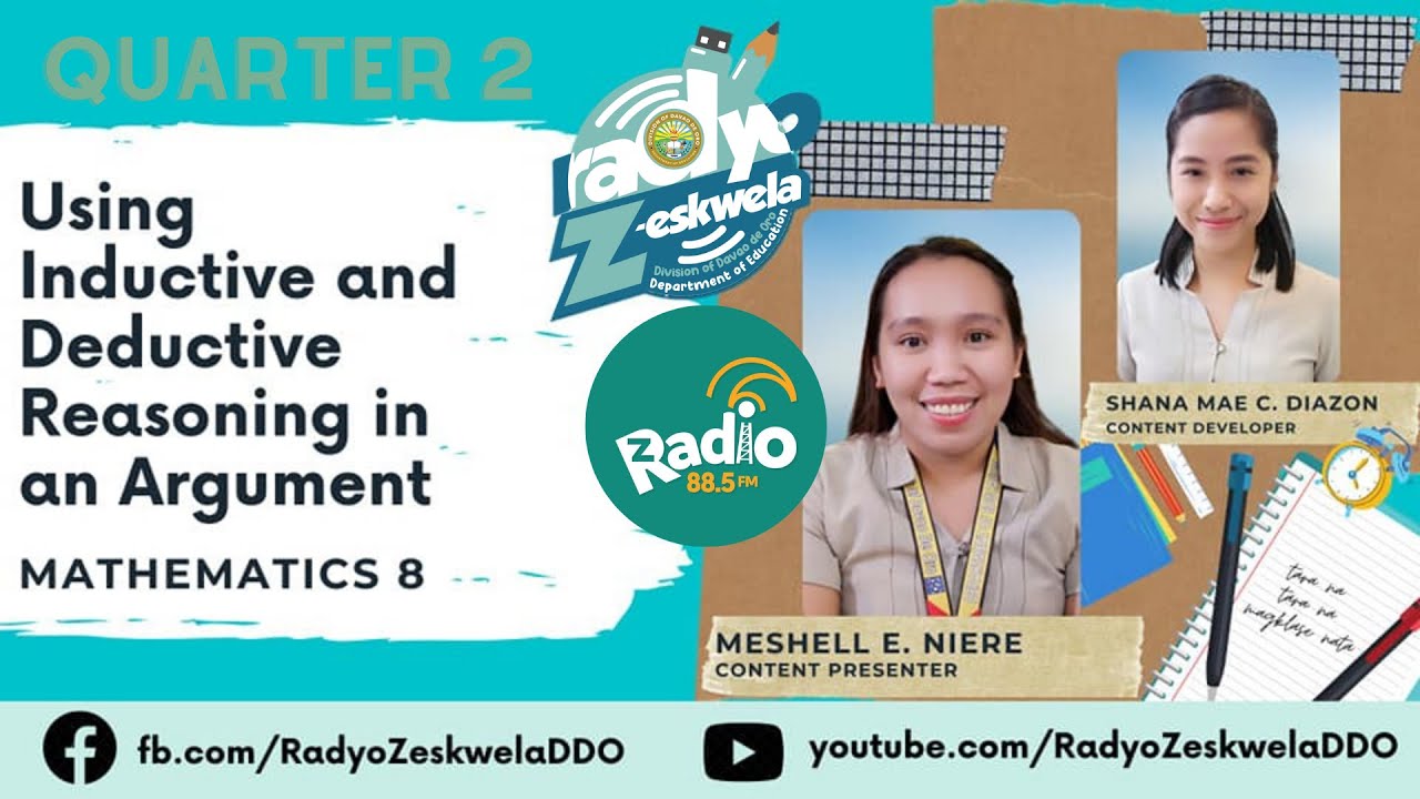 Mathematics 8 | Quarter 2: Using Inductive & Deductive Reasoning in an ...