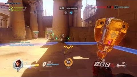 Overwatch: Enemy Reaper teleports behind us to clear the point for the win...Brigitte with the STUN!