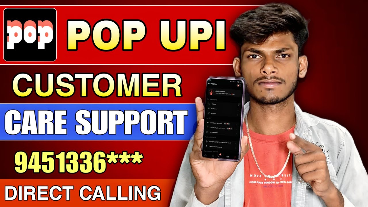 🔴 POP UPI Customer Care Number | Pop UPI Helpline | Pop UPI Account Problem Solution 2025