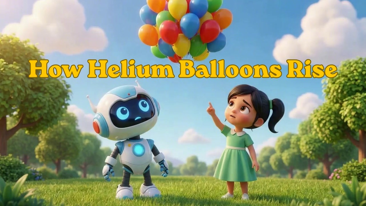 Why Do Helium Balloons Rise? 🎈 | Science for Kids | Moyna’s Learning ...