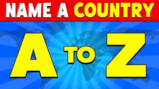 Can You Name a Country for Every Letter A–Z? 🌍 | Country Quiz screenshot 3