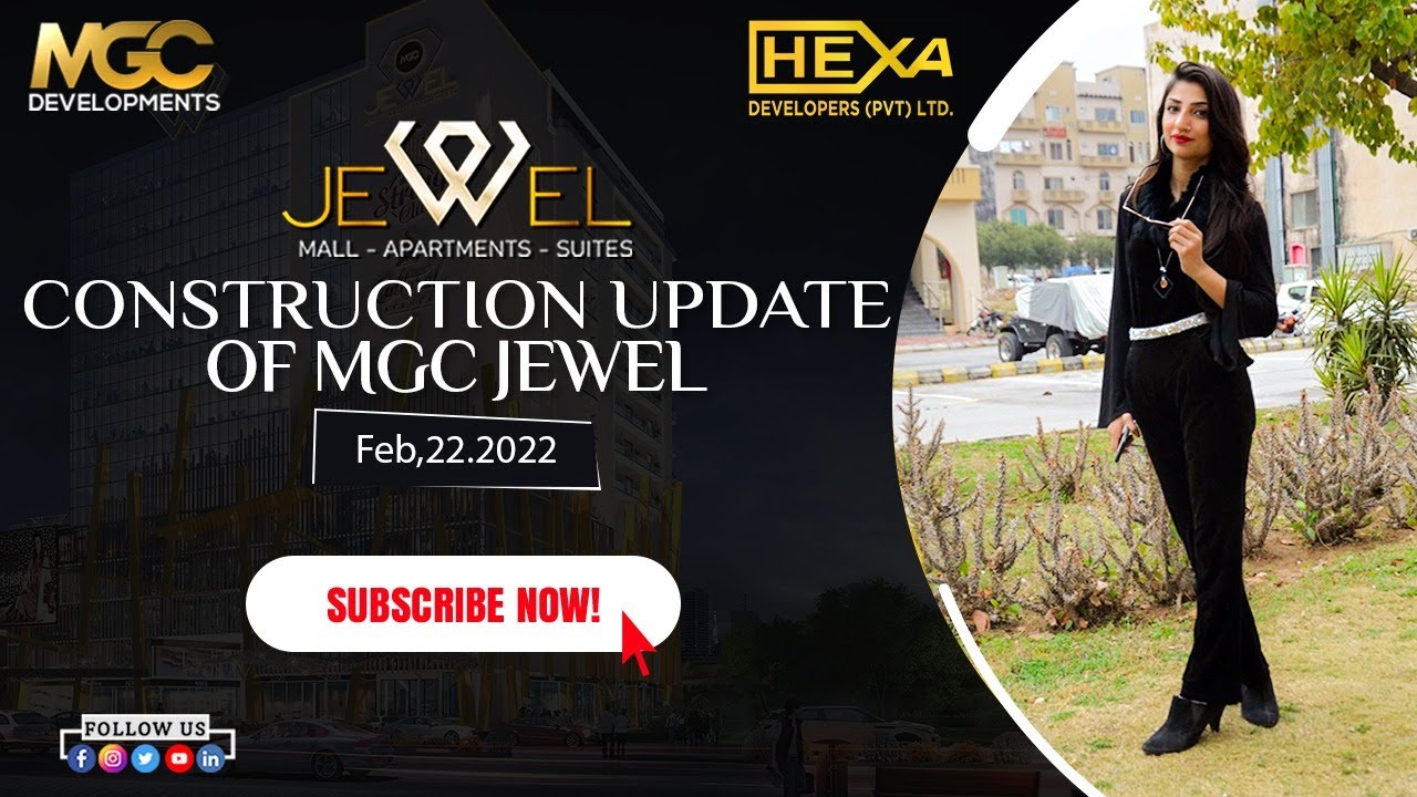 Construction Update of MGC Jewel | Bahria Town Phase 8 Rawalpindi ...