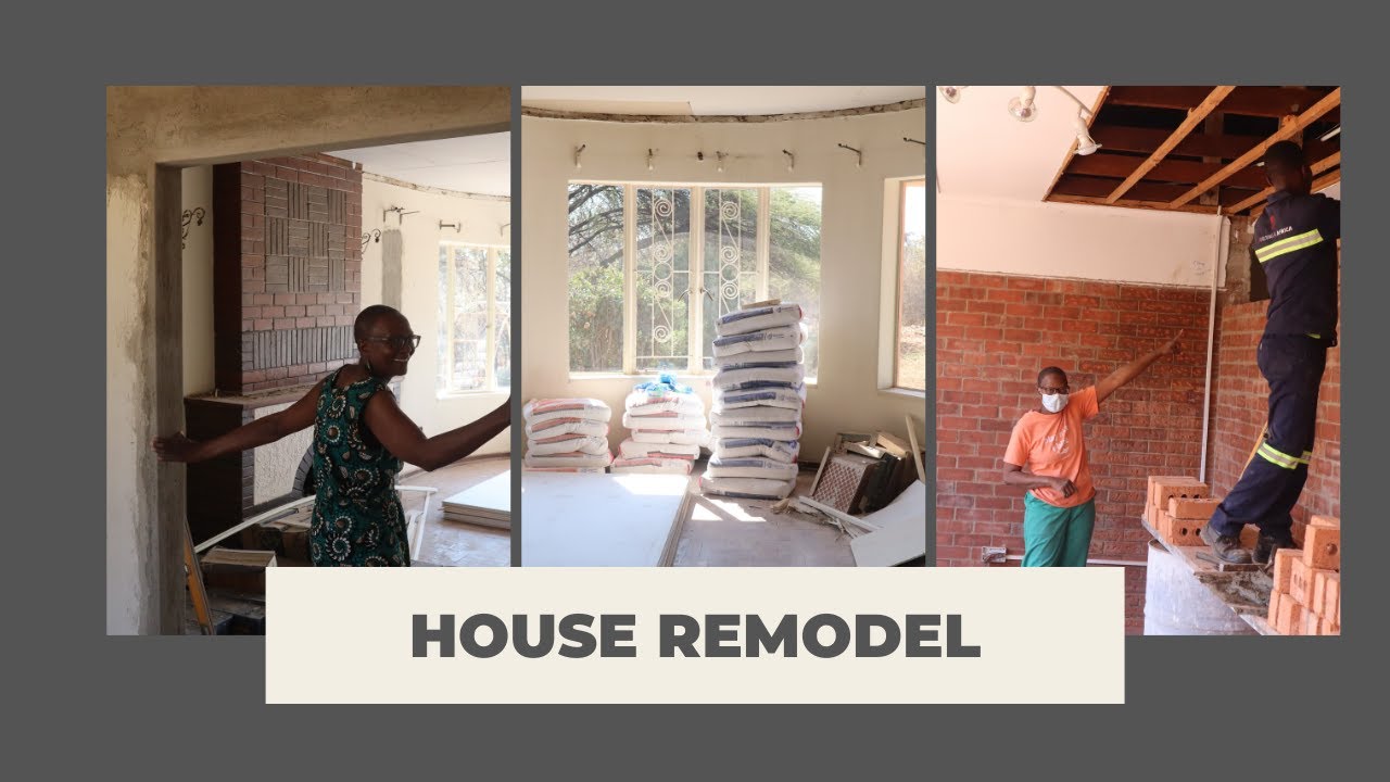 Building in Zimbabwe Remodeling our Old home in Bulawayo YouTube