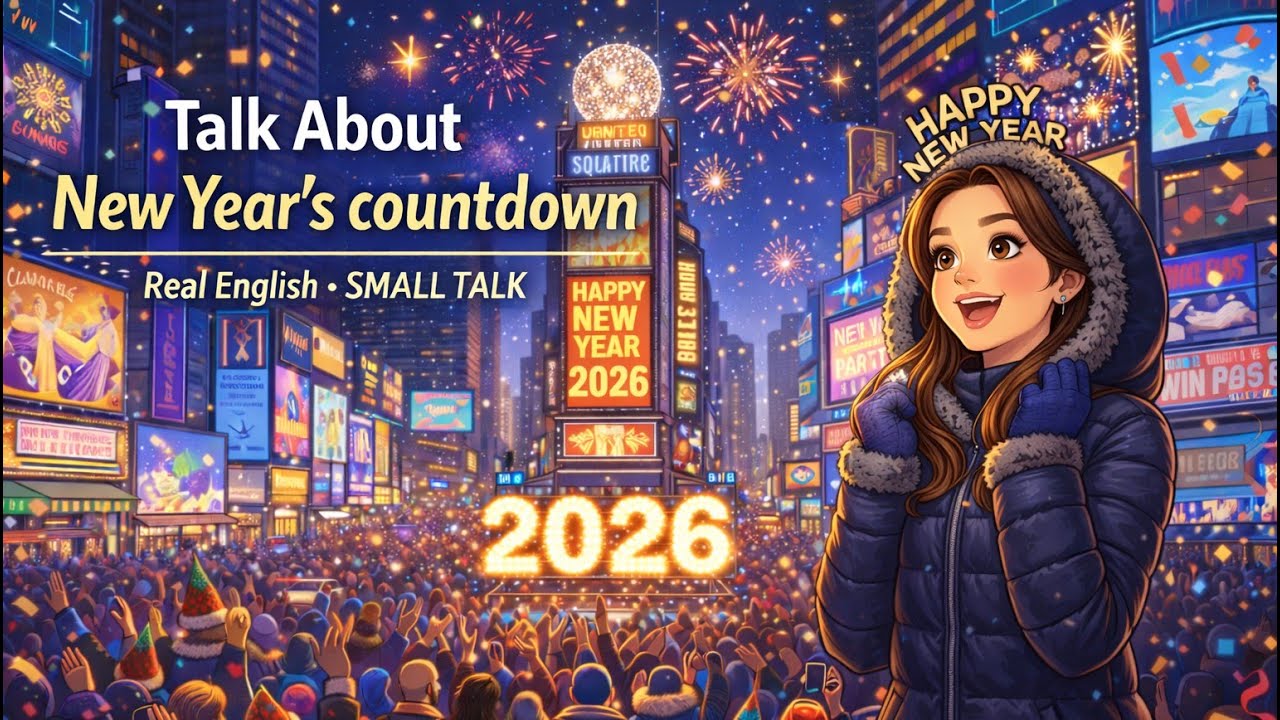 Small talk : 新年倒數 (New Year's Eve countdown) - Make your English dreams come true