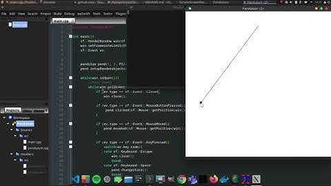 Simple Pendulum [C++/SFML]