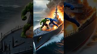 #Thrillx360 🔥⚡🌊 Green Hulk vs Blue Hulk | Ocean Knockout 360° #HulkVsHulk