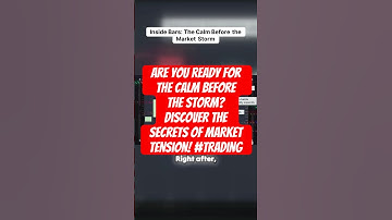 Are you ready for the calm before the storm? Discover the secrets of market tension! #trading