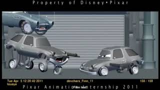 [Cars 2] Finn Mcmissile test animation