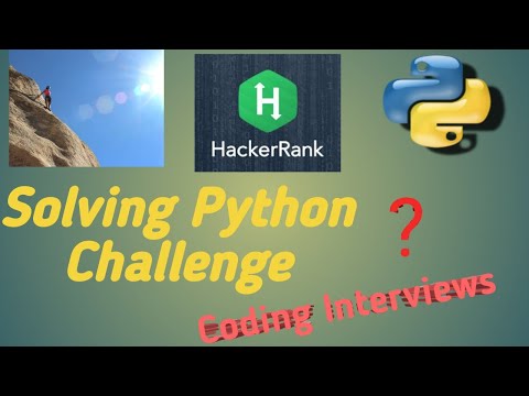 #1 Python | Problem Solving | Python Challenge | Prepare for Interviews beginners  | Hacker Rank