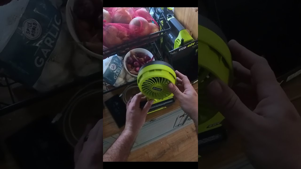 Ryobi NEW 40v Fan Only 20 00 Diy Homedepot Power Battery Homeimprovement Summer Funny Fun