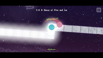 Adofai first level(a dance of fire and ice) 