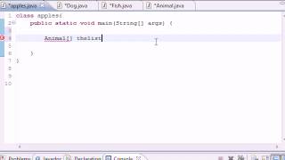 Full Simple Polymorphic Program - Javatraining - By Wikitrainings - Part 61 Guide